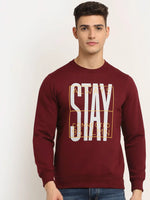 Rodamo Maroon Neck Sweatshirts-800660102-L