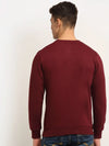 Rodamo Maroon Neck Sweatshirts-800650101-L