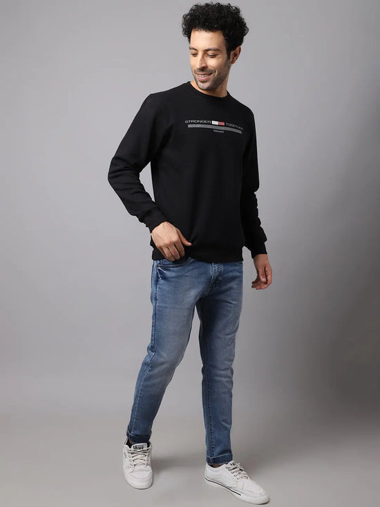 Rodamo Black Neck Sweatshirts-800690101-L