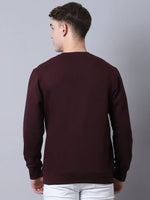 Rodamo Maroon Neck Sweatshirts-800710104-L