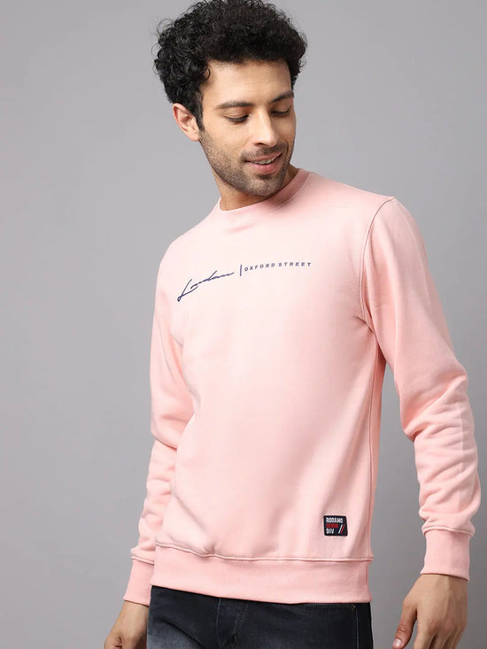 Rodamo Pink Neck Sweatshirts-800700102-L