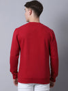 Rodamo Maroon Neck Sweatshirts-800710105-L