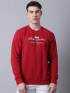 Rodamo Maroon Neck Sweatshirts-800710105-L