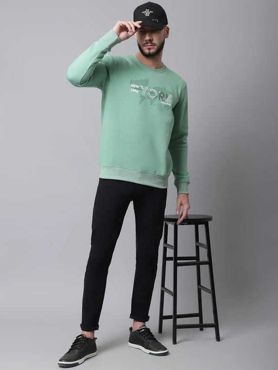 Rodamo Green Neck Sweatshirts-800750101-L