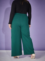 Women Emerald Elasticated Straight Pants