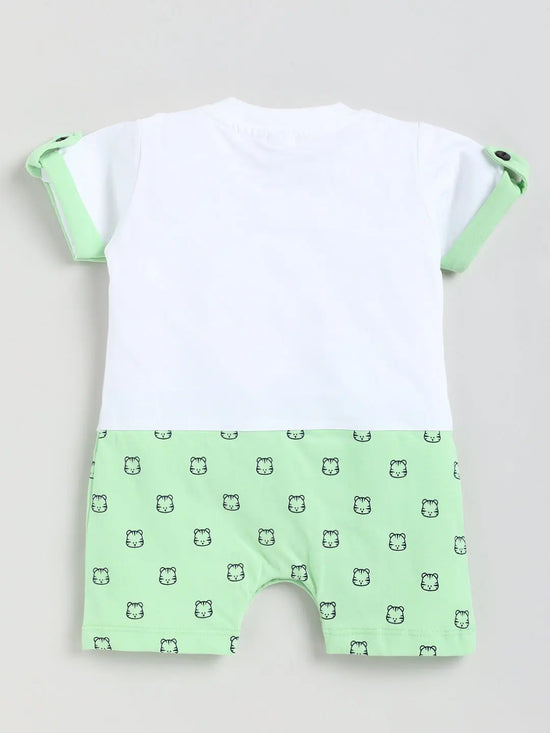 Nottie Planet Romper-Green-R-31 GREEN 0-3 M