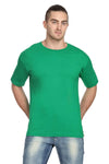 Fidato Green Men's Half Sleeves Round Neck T-shirt