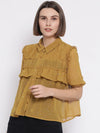 Mustard Dramatic Women Shirt