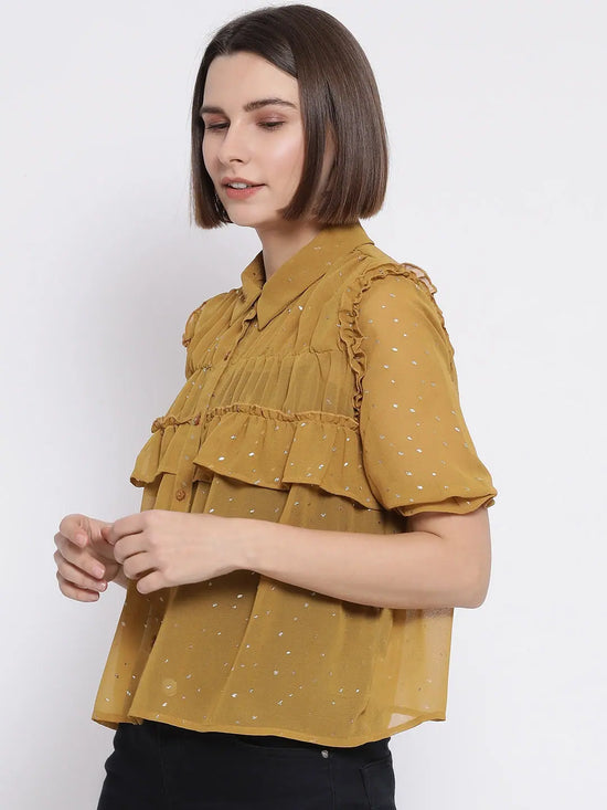 Mustard Dramatic Women Shirt