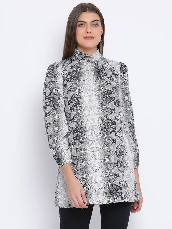 Serpentine Mora Print Women Tunic