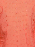 Orange Betty Textured Girl’s Top