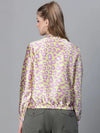 Women Printed Standard Multicolor Full Sleeve Jacket