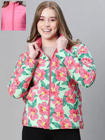 Women Printed Standard Multicolor Full Sleeve Jacket