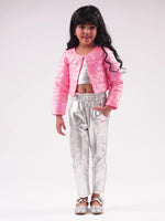 Lil Drama's Barbie Pink Shimmer Rockstar Shrug for Tween Girls