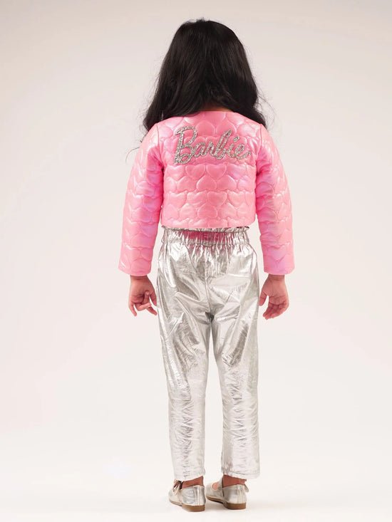 Lil Drama's Barbie Pink Shimmer Rockstar Shrug for Tween Girls