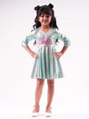 Lil Drama's Barbie Blue Shimmer Ballerina Dress for Tween Girls