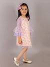 Razzle Dazzle Girls Pink Mulit Colour Sequins Party Dress