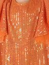 Razzle Dazzle Girls Peach Sequins Party Dress