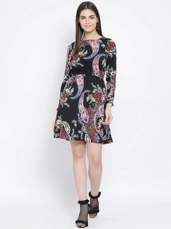 Paisley Infuse Highlight Women’s Dress