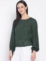 Olive Plush Women’s Top