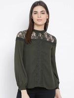 Olive Shanelle Lace Women Top