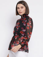 Floral Victorian Chic Women Top