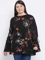 Floral Jewel Quo Plus Size Women Top