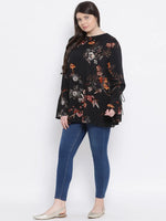 Floral Jewel Quo Plus Size Women Top