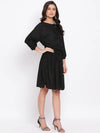 Black Claudia Women lurex stripe Dress