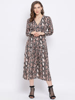 Abstract Benni Maxi Women Dress