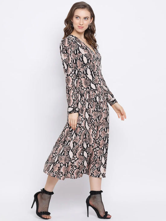 Abstract Benni Maxi Women Dress