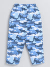 Nottie Planet Shark Printed Fancy Boys Set -Blue