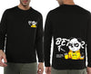 Manlino Inkthreadable Mens Black Round Neck Regular Graphic Printed Sweatshirt