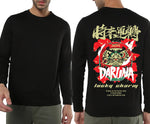 Manlino Direct Mens Black Round Neck Regular Graphic Printed Sweatshirt-MLM(RSSWT)BLACK_24-M