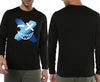 Manlino Game Mens Black Round Neck Regular Graphic Printed Sweatshirt-MLM(RSSWT)BLACK_04-M