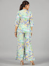 Women Printed Standard Blue Jumpsuits & Sets