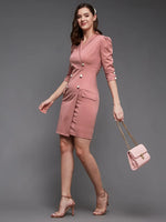 Better Run It Back Blazer Dress Dusty Pink