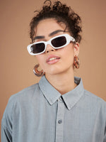 Women Light Blue Twill Oversized Shirt