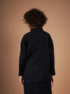 Women Black Twill Oversized Shirt