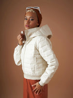 Women Solid Standard Beige Full Sleeve Jacket