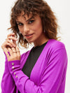 Women Pink Front Open Shrug