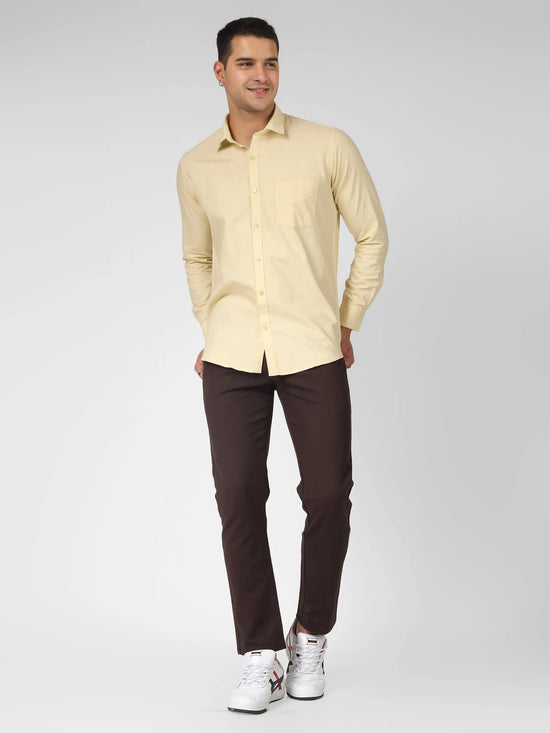 Men's Casual Cream Shirts