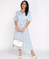 Women Casual Chic A-Line Cotton Flex Fit and Flare Dress