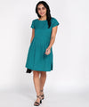 Women Sporty-Chic Cotton Flex Mini Polo Dress