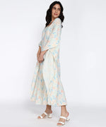 Women Long Kaftan Cotton Flex Dress