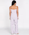 Women's Cotton Flex Elegant Sweetheart Neckline Jumpsuit