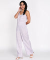 Women's Cotton Flex Elegant Sweetheart Neckline Jumpsuit