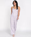 Women's Cotton Flex Elegant Sweetheart Neckline Jumpsuit