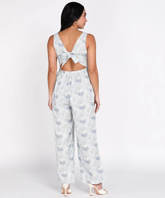 Women's Playful All-Over Print Cotton Flex Jumpsuit