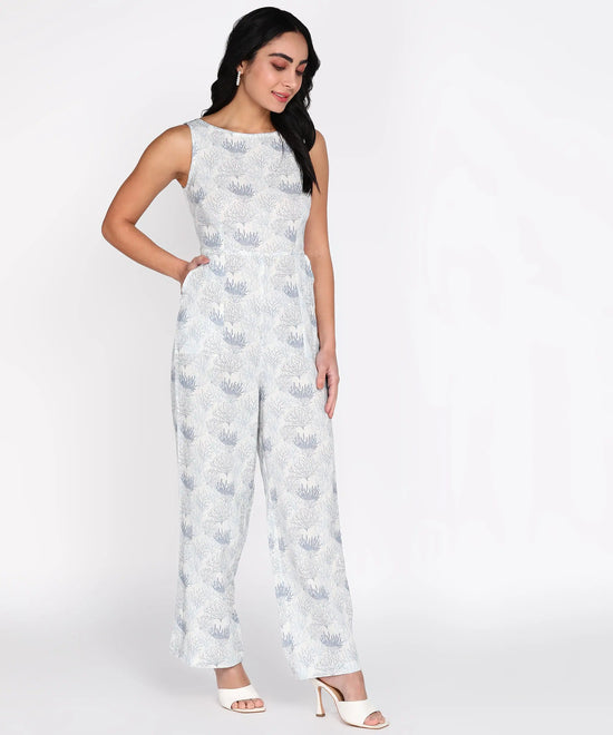 Women's Playful All-Over Print Cotton Flex Jumpsuit